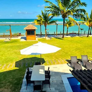 Casa A Beira Mar, Pe Na Areia, Tipo Bangalo, Piscina Privativa, Muro Alto, Pe , Pôrto das Galinhas Brasil